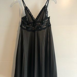 Baby doll dress with sequin detail